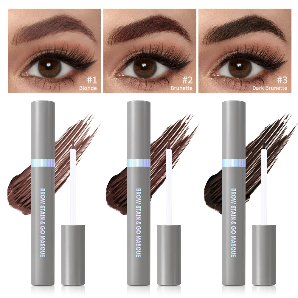 Lakerain Eyebrow Staining Masque Stackable Colors Long Lasting Makeup Effect Smudge-Resistant Moisturizing Eyebrows Dye Cosmetic Peaceful Pleasures Health and Wellness
