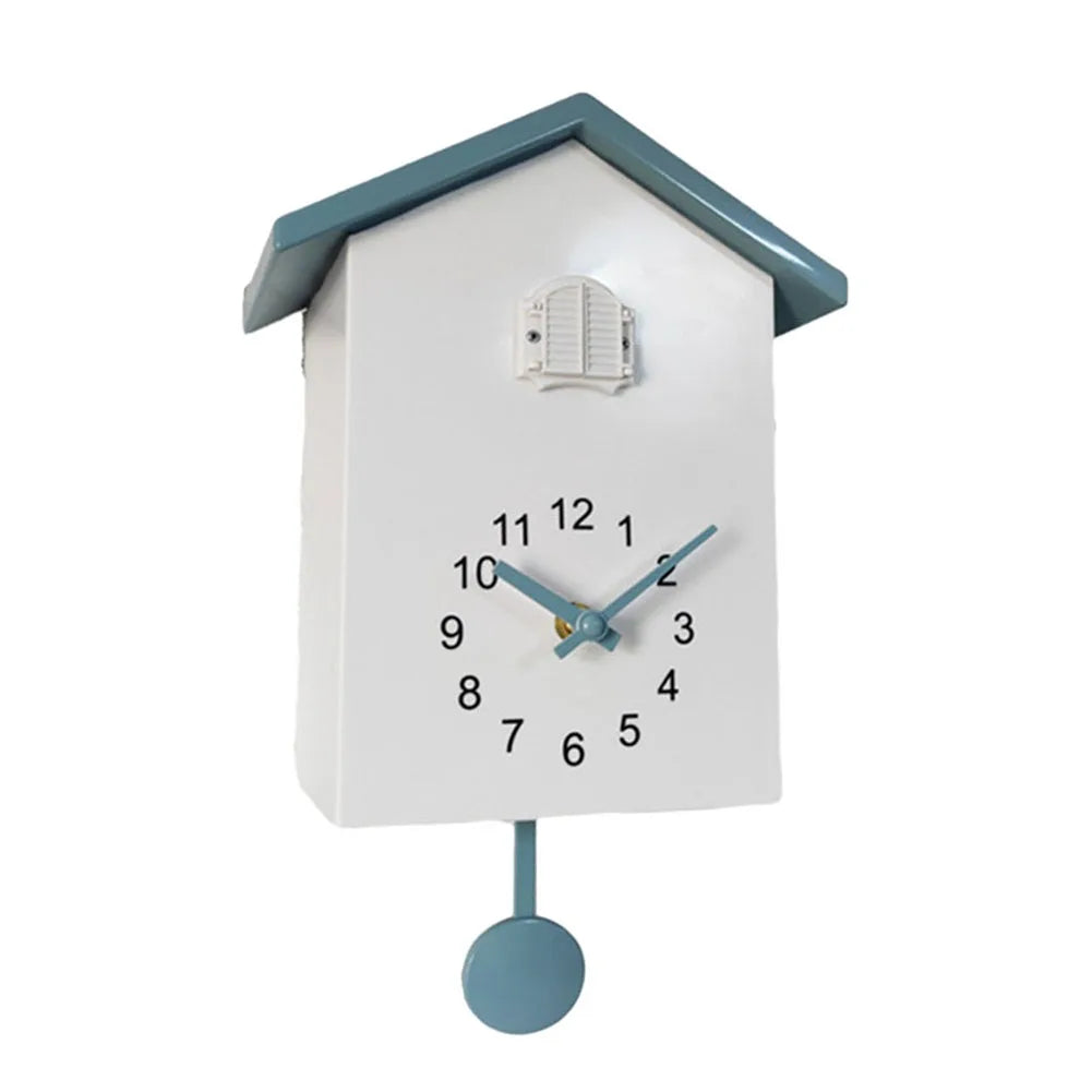 Cuckoo Clock Voices Call Bird House Wall Art Home Living Room Office