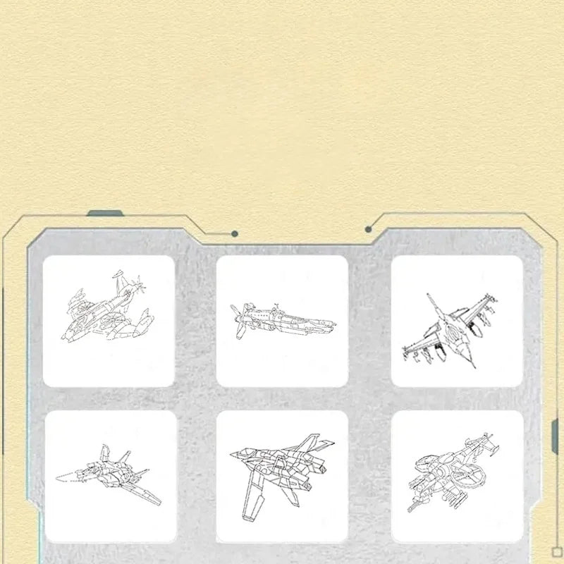 Tank Warship Tracing Book Kids Cartoon Drawing Practice Pen Control