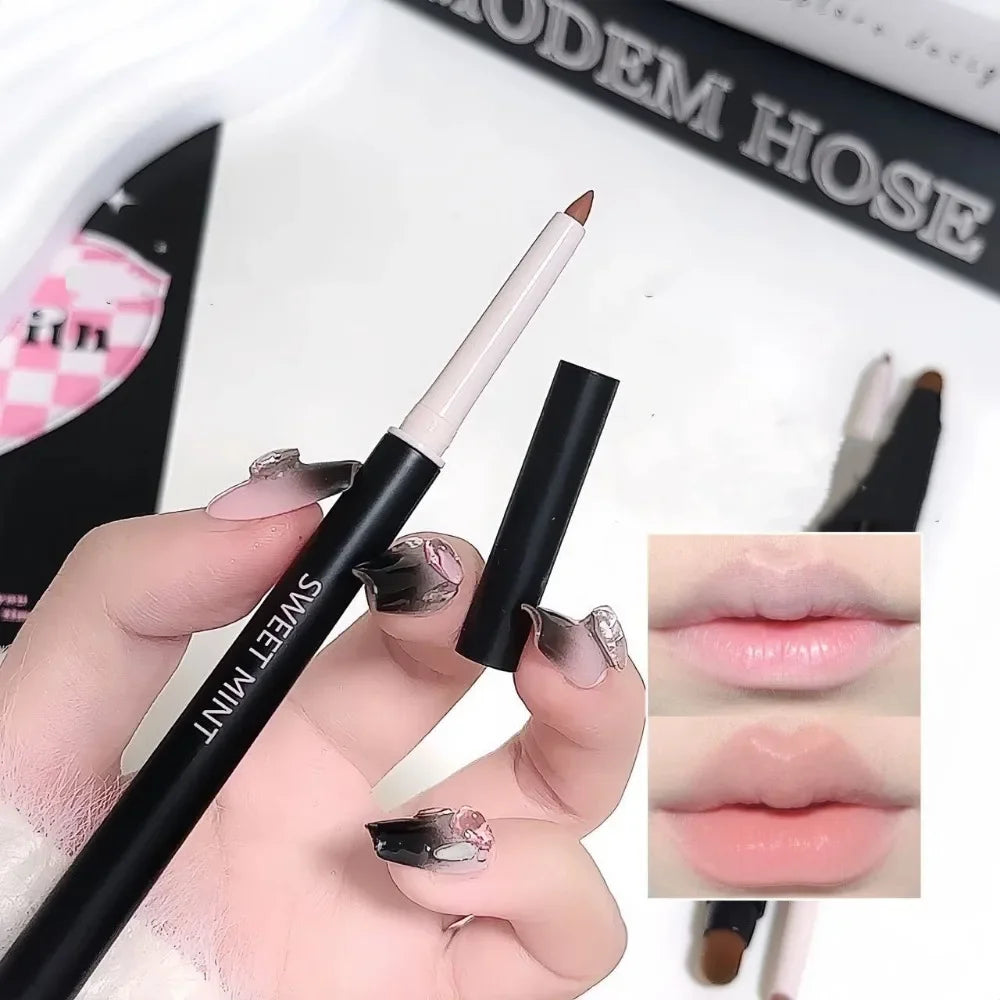 3D Velvet Matte Lip Liner Pencil – Waterproof Long-Lasting