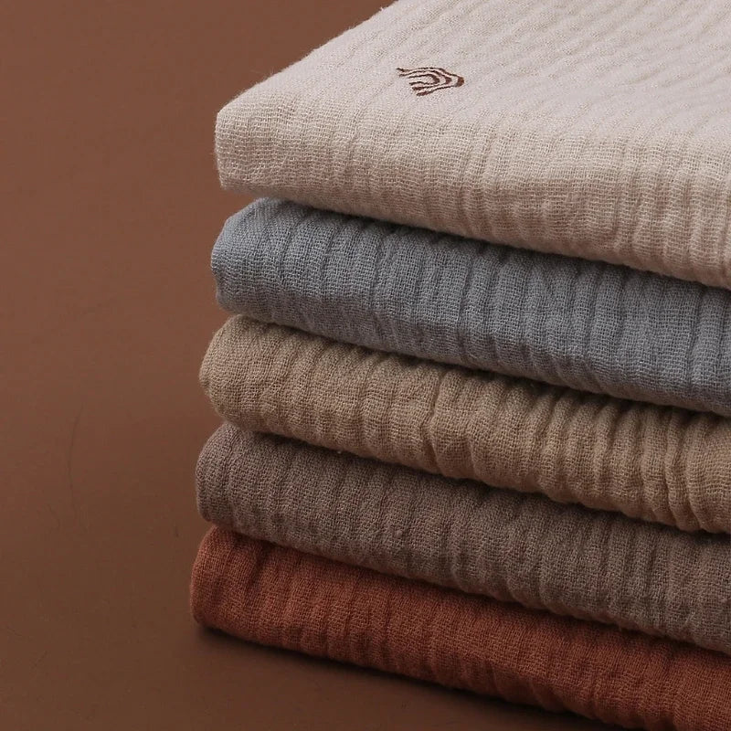 Baby Muslin Washcloths 5-Pack | Soft Cotton Gauze Newborn Towels