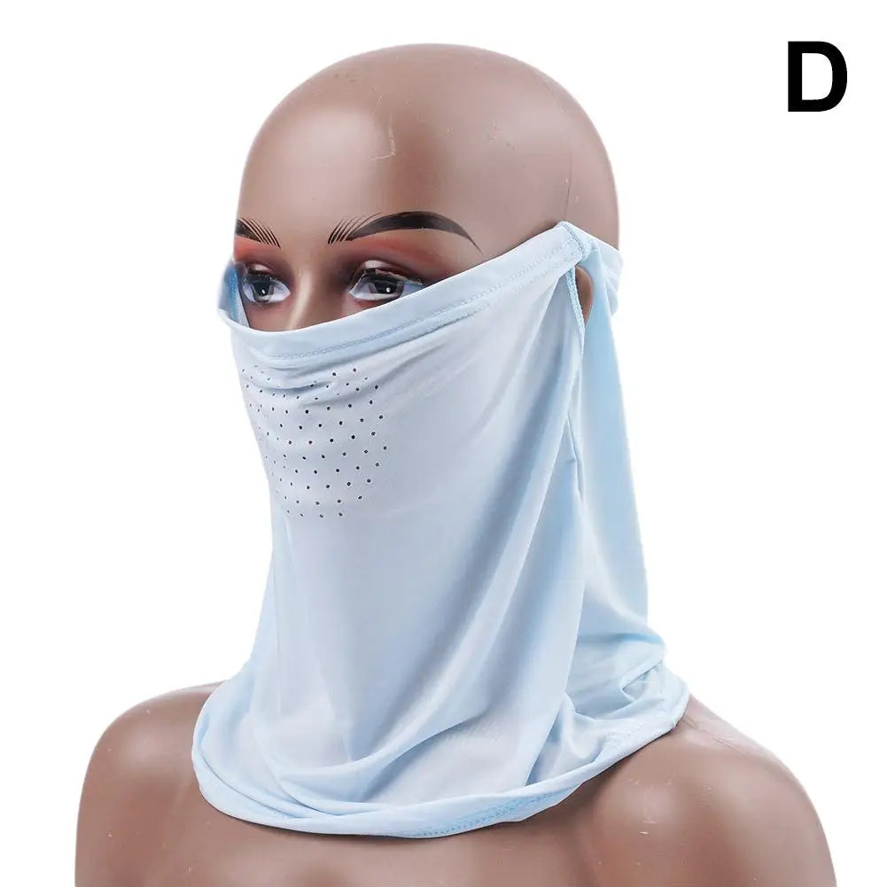 Unisex Breathable Ice Silk UV Protection Mask for Summer Peaceful Pleasures Health and Wellness D