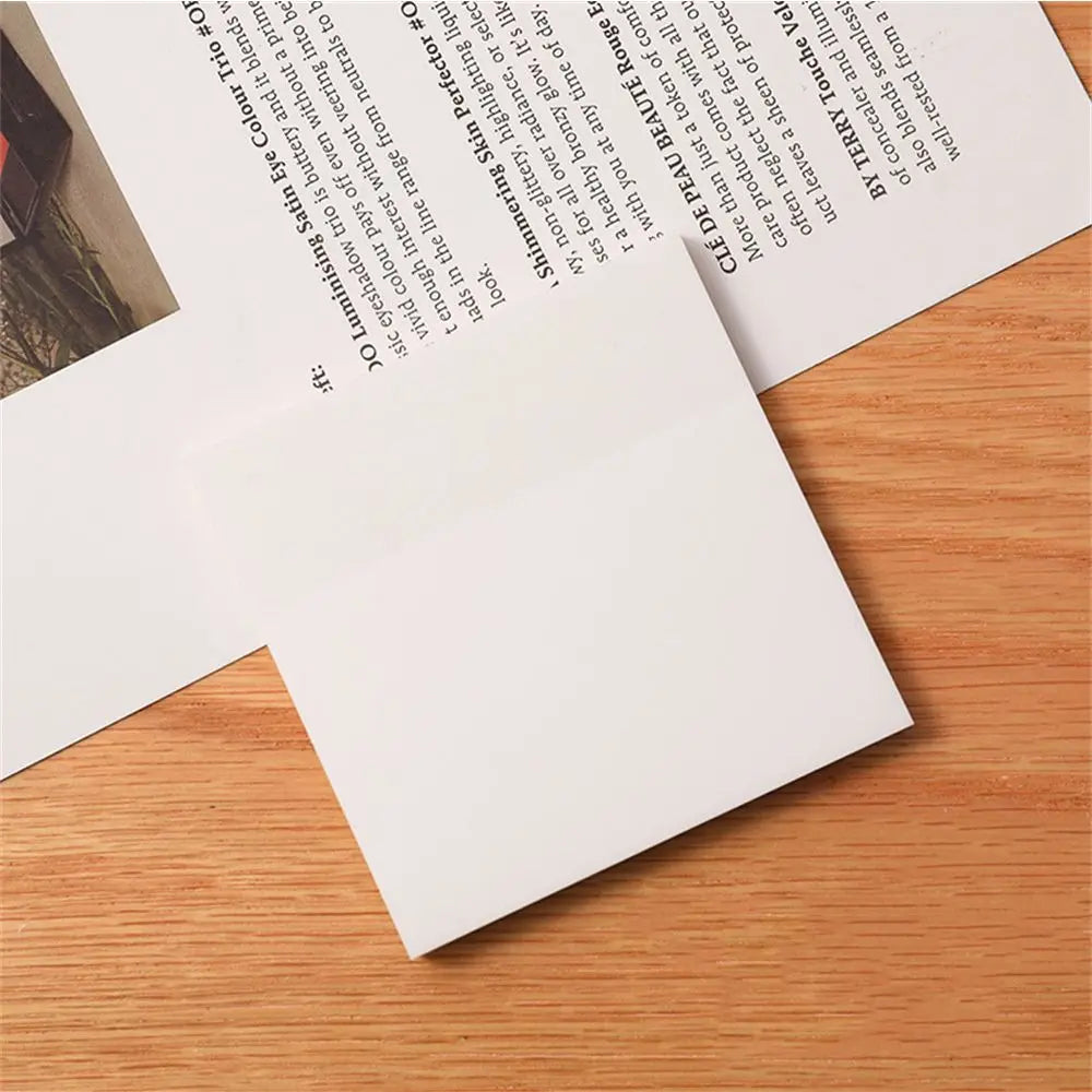 Transparent Sticky Notes PET Memo Pad | Daily To-Do Planner