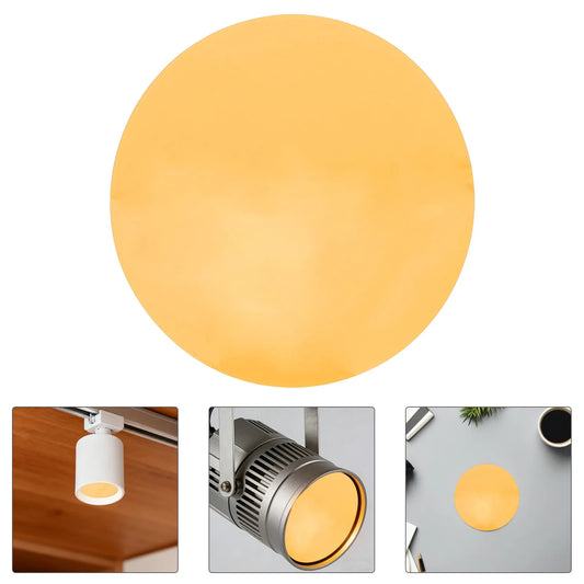 10Pcs Self-Adhesive Ambient Lighting Filter Gels Warm Light Diffuser Film Sheets Color Correction Plastic Overlays for Lamps Peaceful Pleasures Health and Wellness
