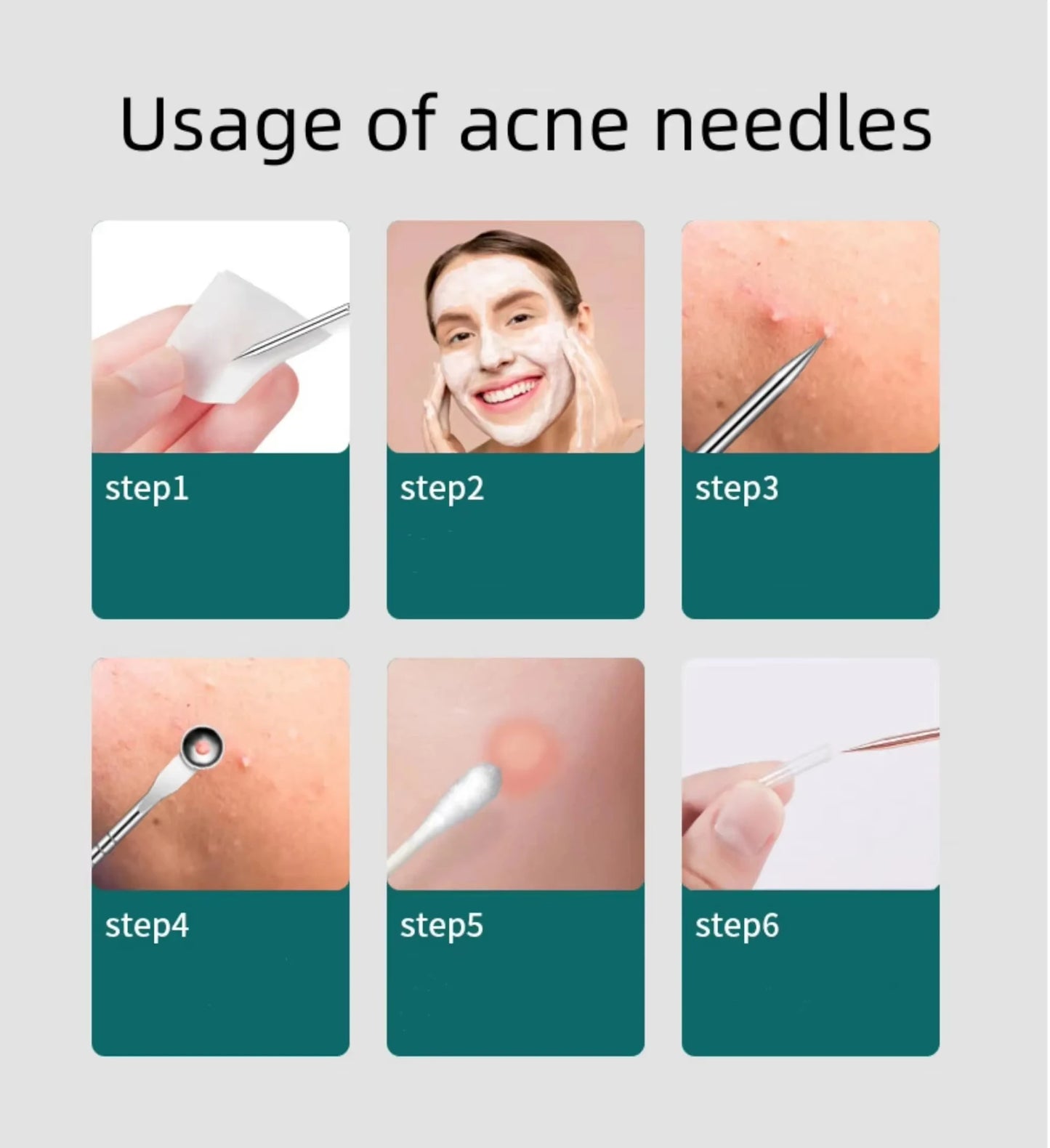 Multifunctional Blackhead Removal Kit Including Acne Needle Facial Pore Cleanser Dark Spot Cleaning Skin Care Tool 4 Piece Set Peaceful Pleasures Health and Wellness
