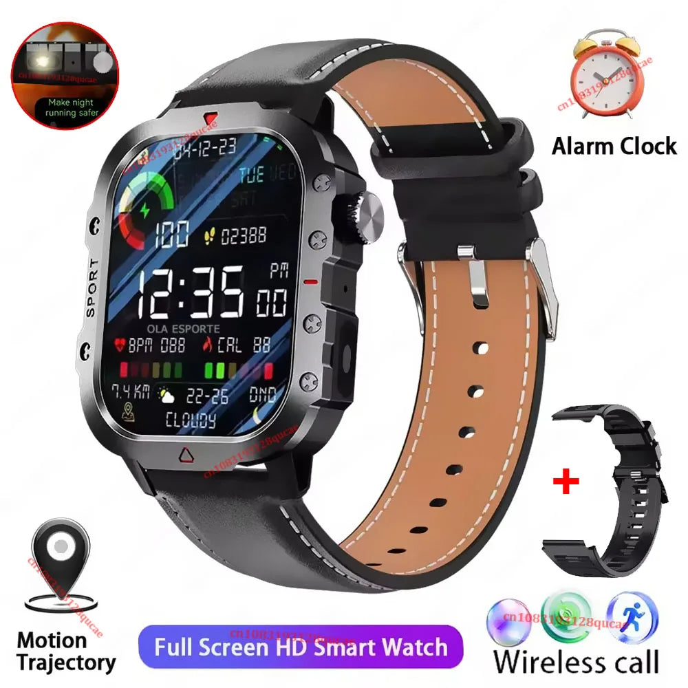 Military Smart Watch Men – GPS, BT Calls & Health Tracker