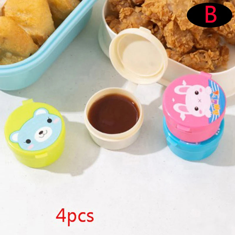 Mini Sauce Bottles for Bento Lunch Box | 25ml Condiment Jars