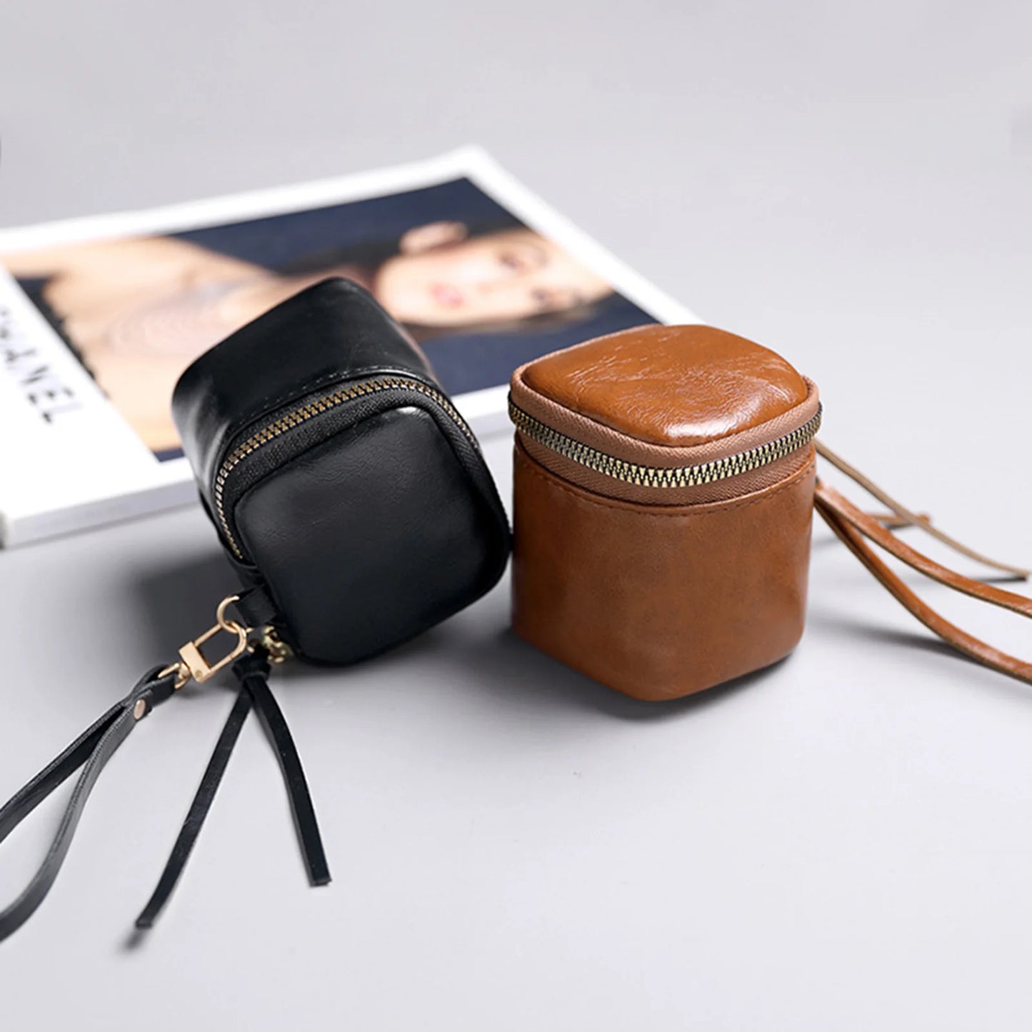 Ladies Elegant PU Coin Purse Compact Size Fashionable Style Mini Purse Suitable for Shopping Traveling Birthday Gifts Peaceful Pleasures Health and Wellness