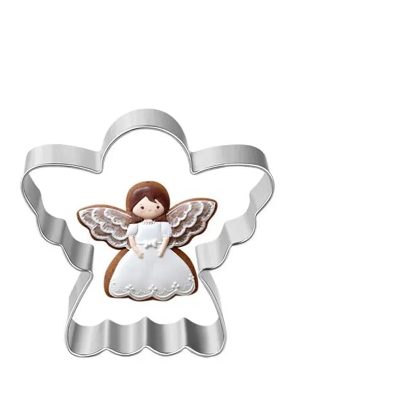 Angel & Baptism Cookie Cutters | Christening & Christmas Cookie Cutter Set Peaceful Pleasures Health and Wellness