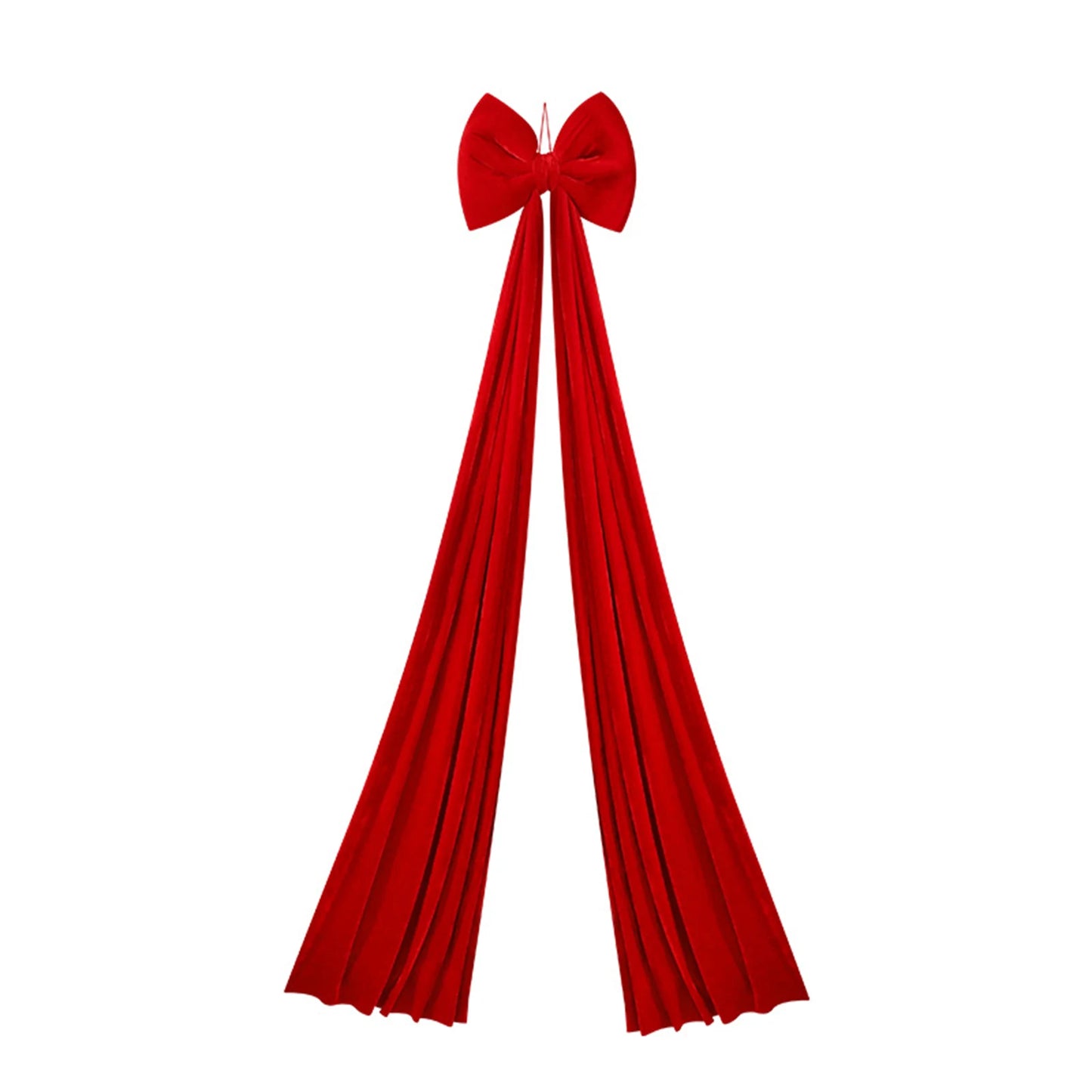 Extra Large Red Velvet Christmas Tree Topper Bow | 200cm