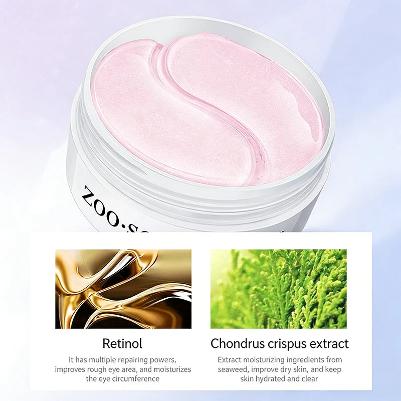 60pc Seaweed Collagen Eye Masks – Dark Circles & Fine Lines