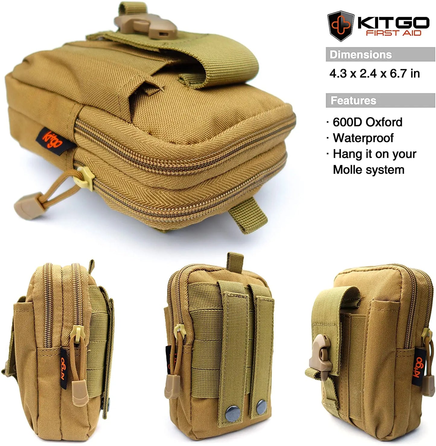 Outdoor Adventure Survival Kit SOS Emergency First Aid Kit Camping Equipments Medical Bag Self-defense EDC Pouch ifak Peaceful Pleasures Health and Wellness