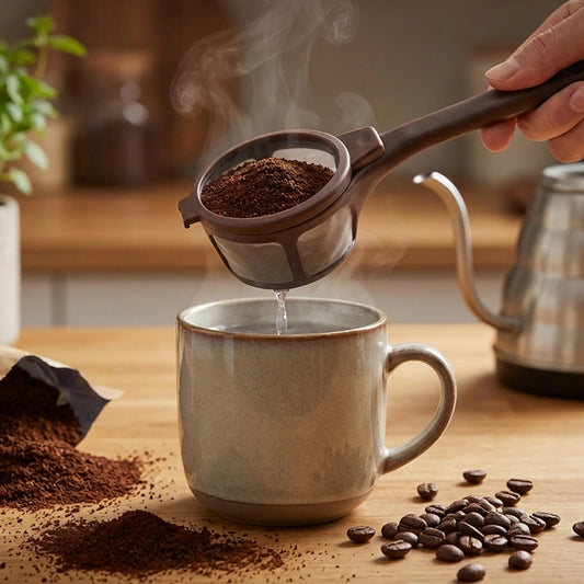 Coffee Filter Spoon Food Grade PP Material Kitchen Tool Suitable For Coffee Lovers Peaceful Pleasures Health and Wellness
