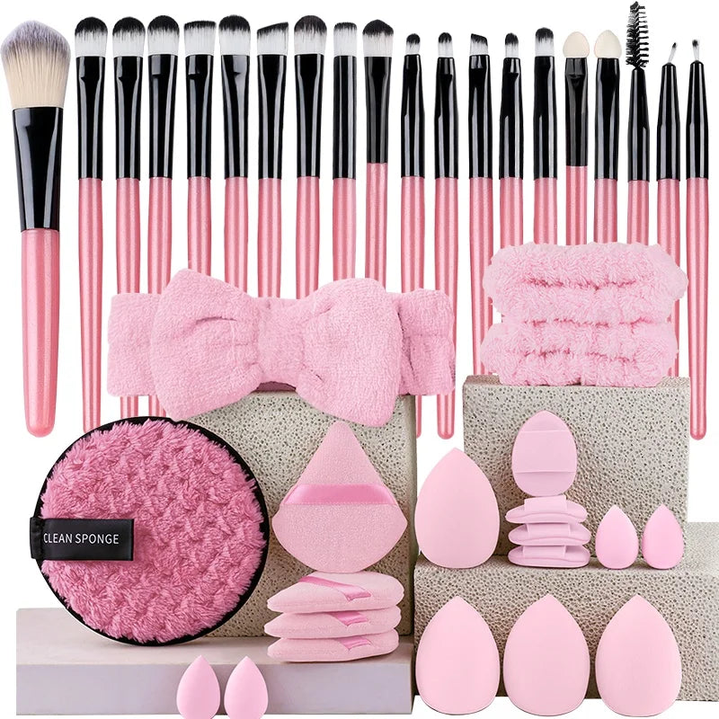 RUNTOIN 20Pcs Eye Makeup Brush Set – Eyeshadow & Smudge Kit