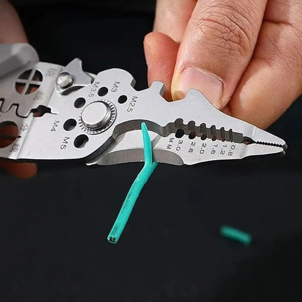 Multi-Function Electrician's Wire Stripper, Universal Wire Stripping Pliers, Industrial Wire Cutting Pliers Peaceful Pleasures Health and Wellness