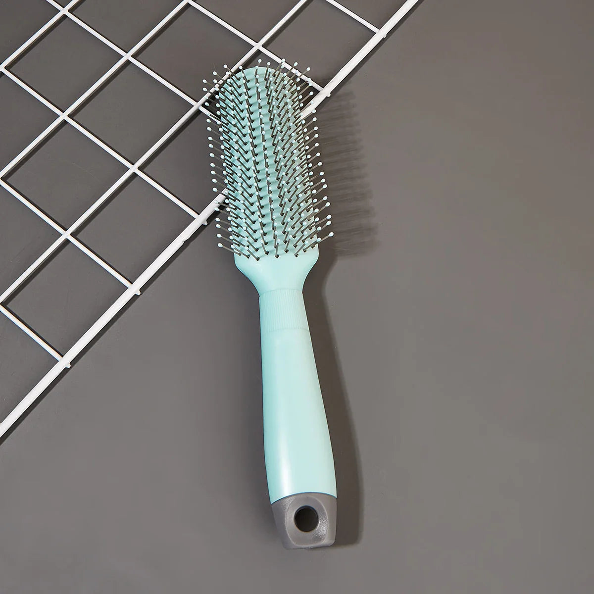 Anti-Static Detangling Hair Brush with Tail Fork & Scalp Massager