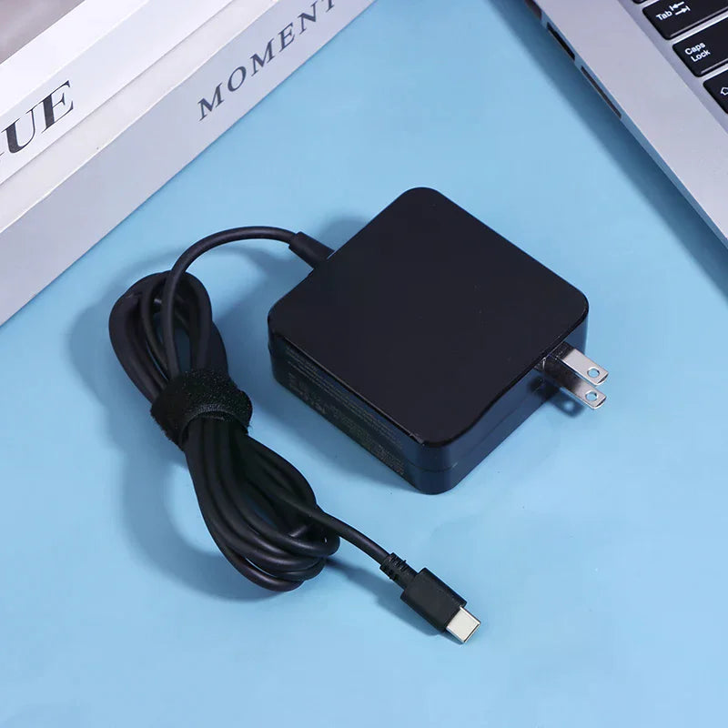65W USB-C PD Laptop Charger EU/US Plug – 20V 3.25A Adapter