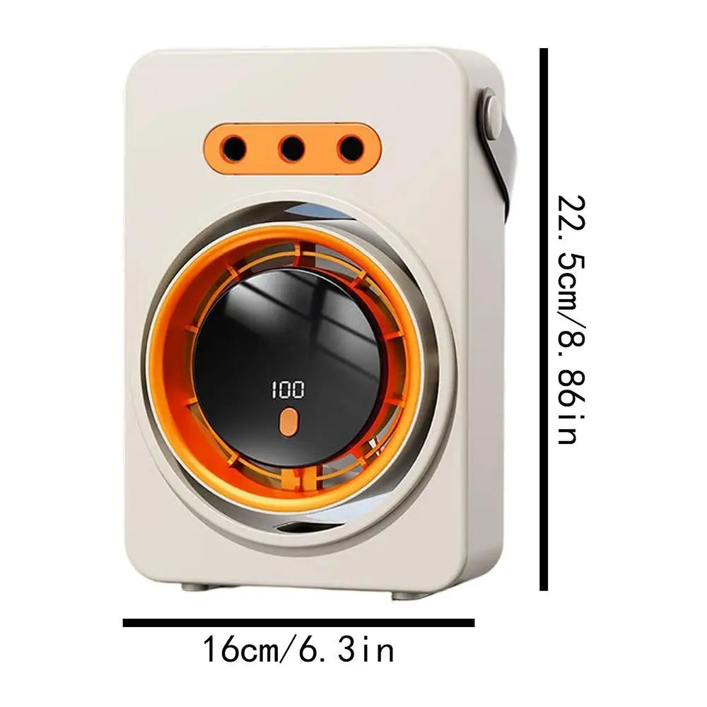 Mister Fan Compact Multifunctional Cooling Fan For Bedroom For Indoor Outdoor Tent Desk Room Traveling Fishing Jobsite Camping Peaceful Pleasures Health and Wellness China Mainland Beige