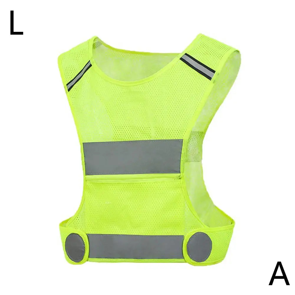 High Visibility Reflective Safety Vest – Lightweight & Adjustable