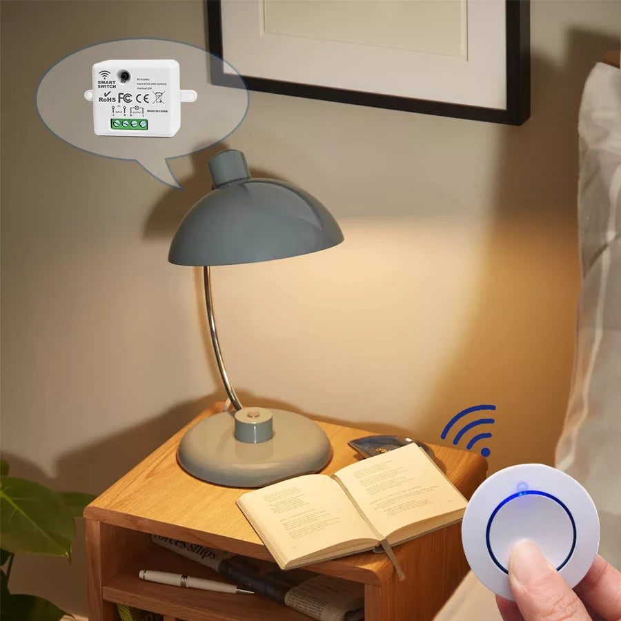 433MHz Wireless Remote Light Switch 10A Relay Controller