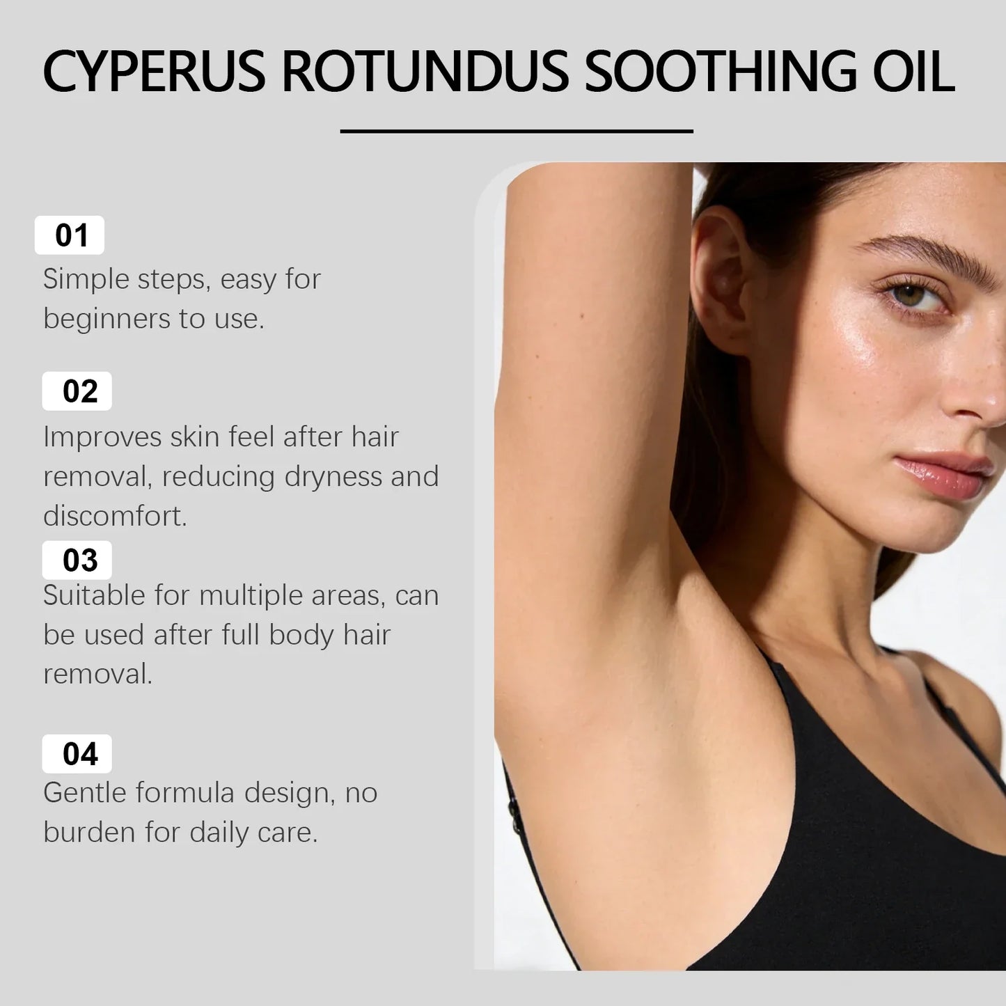 Cyperus Rotundus Hair Removal Oil – Smooth & Soft Skin