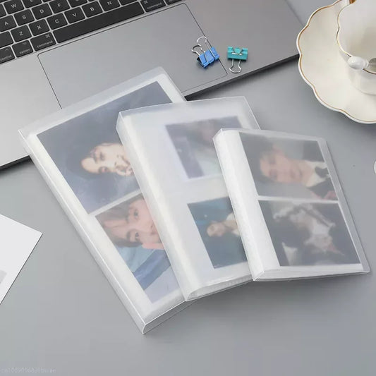 Photo Album Insert Book – 3/4/5/6 Inch Photocard Holder Photo Album Book Peaceful Pleasures Health and Wellness