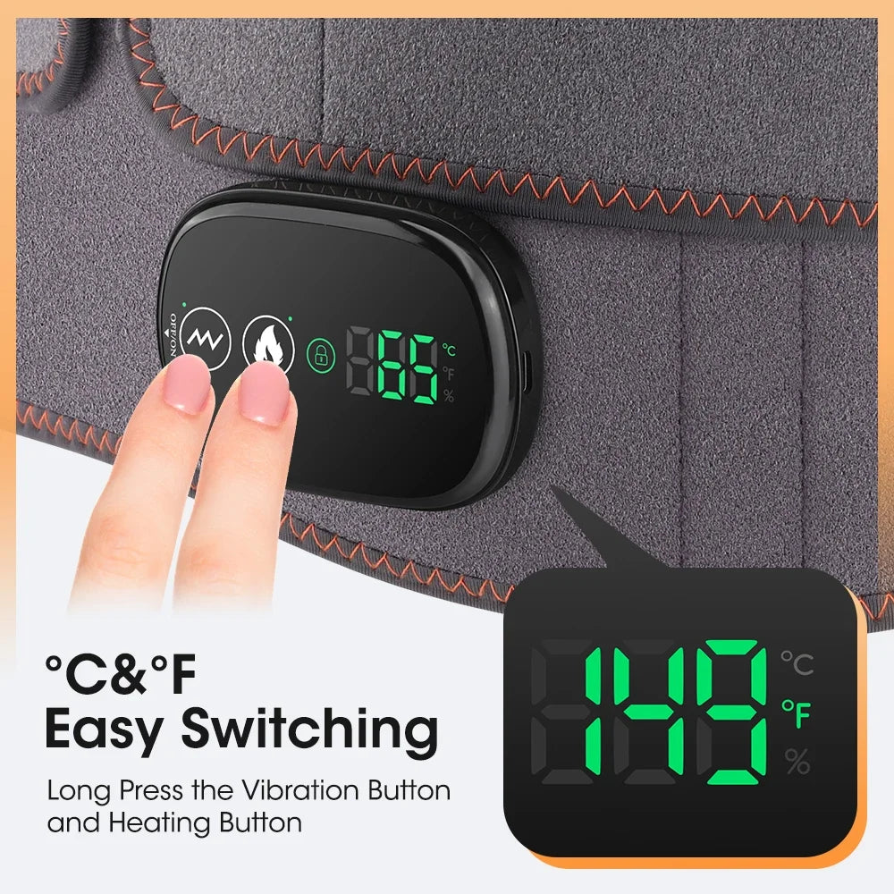 Hailicare Heating Waist Massager Belt 5000mAh | Red Light