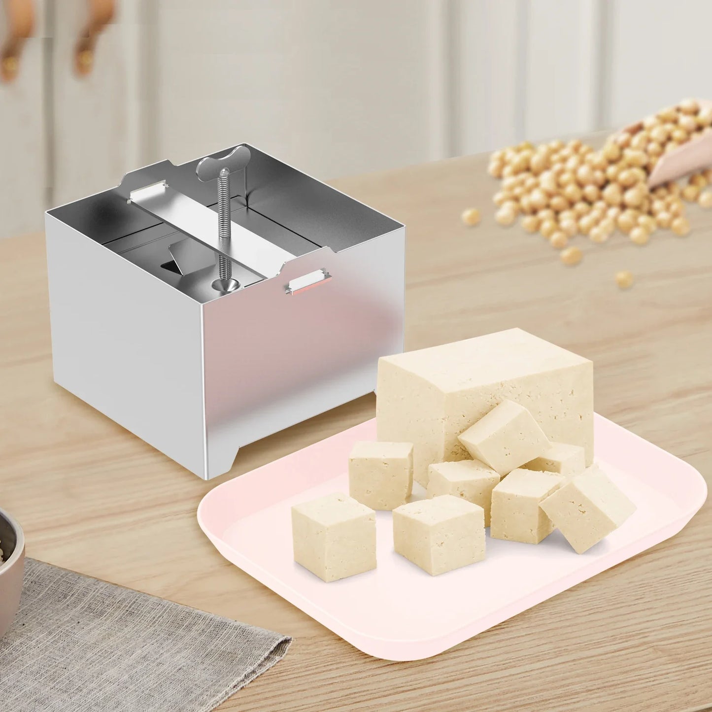 Stainless Steel Tofu Press Mold Kit – Homemade Tofu Maker