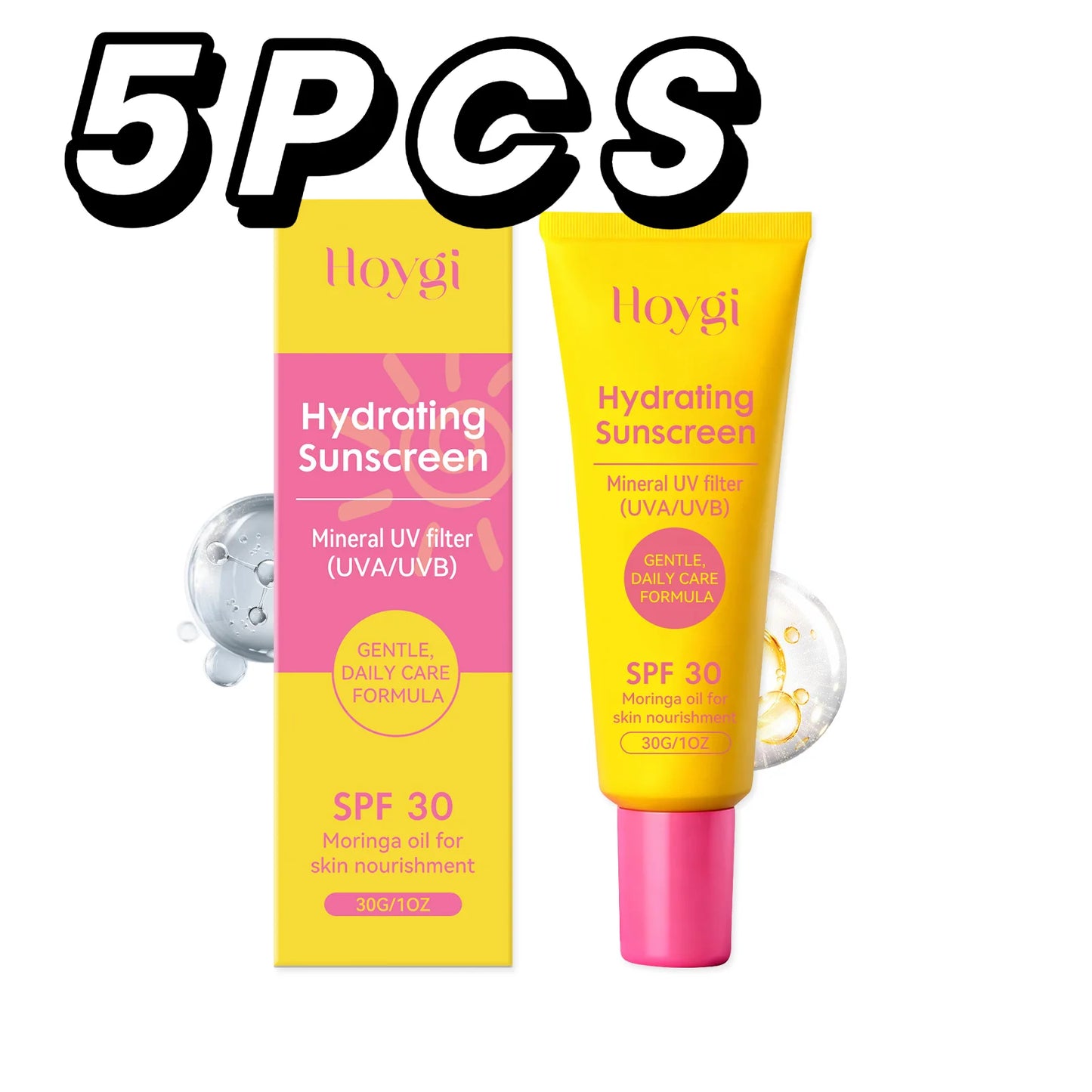 SPF 30+ Mineral Face Cream | Moringa Oil Moisturizer – 30g