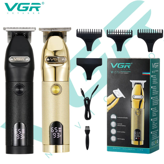 VGR V-275 Professional Electric Hair Clipper | LCD, Rechargeable Electric Hair Clipper Peaceful Pleasures Health and Wellness