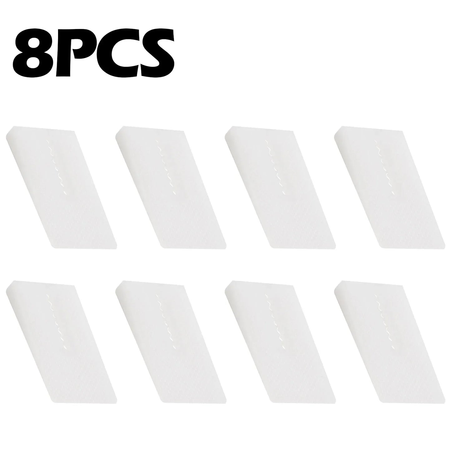 8-Pack Plastic Leveling Shims for Furniture, Cabinets & Toilets