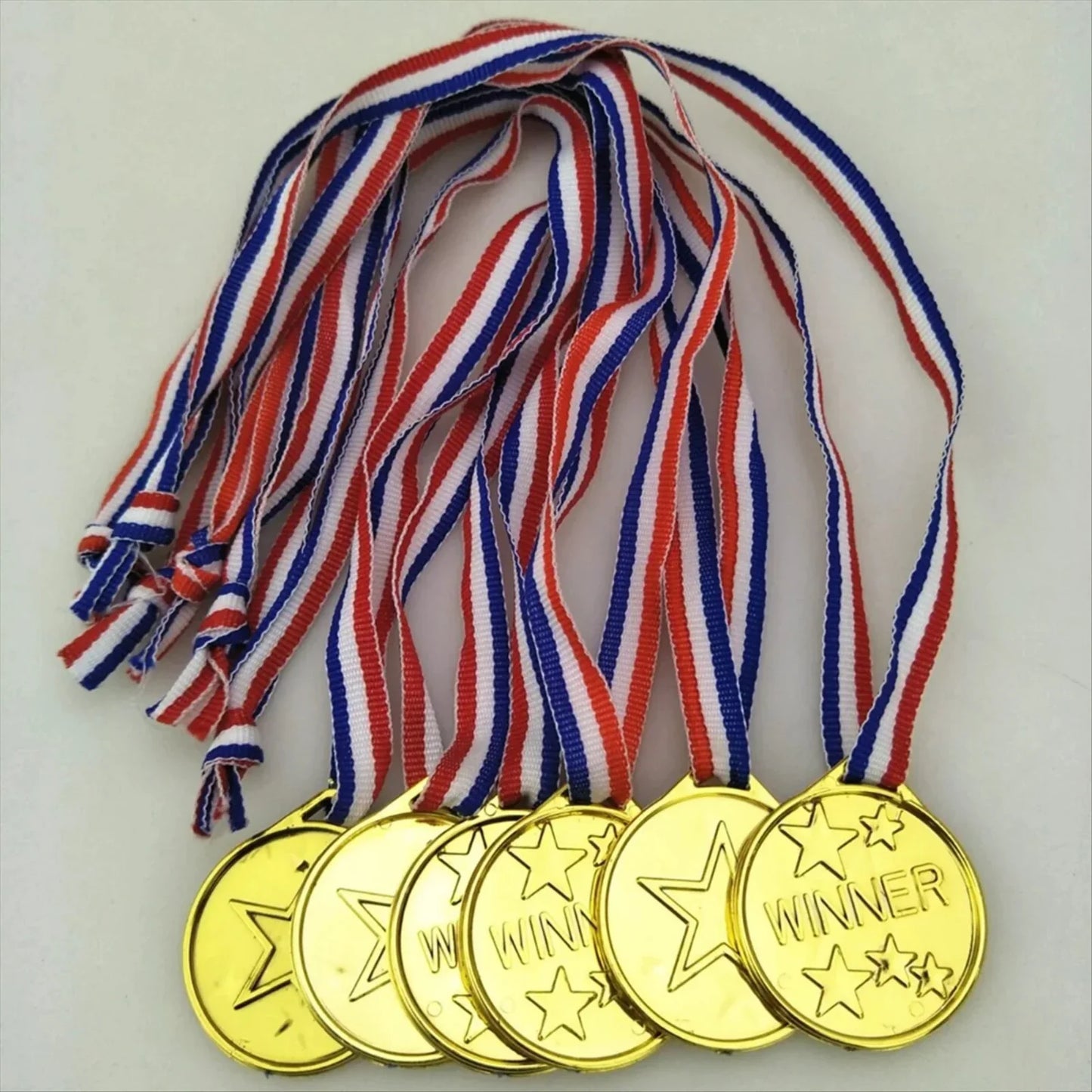 30-Pack Gold Winner Medals for Kids – Party Favors & Sports