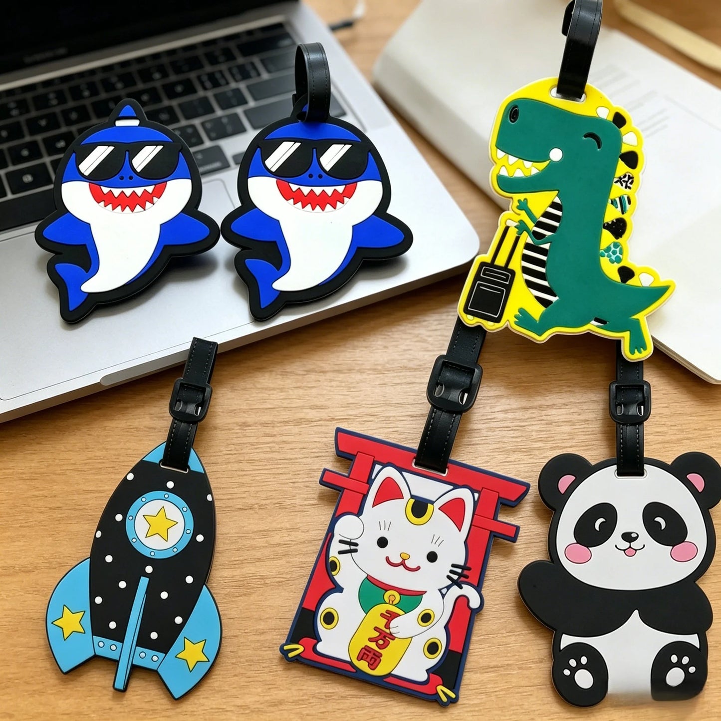 Cute Luggage Tags for Women & Men – Anti-Loss Travel Labels
