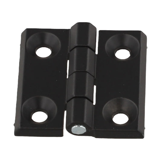 1 Butt Hinge Door Metal Black Cabinet Hardware Aluminium Box Backflap Peaceful Pleasures Health and Wellness