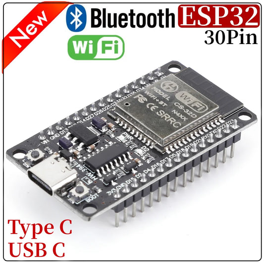 ESP32 Development Board Wireless WiFi Bluetooth module Ultra-Low Power Consumption Dual Core 30Pin ESP32-32S 32D ESP 32 Peaceful Pleasures Health and Wellness