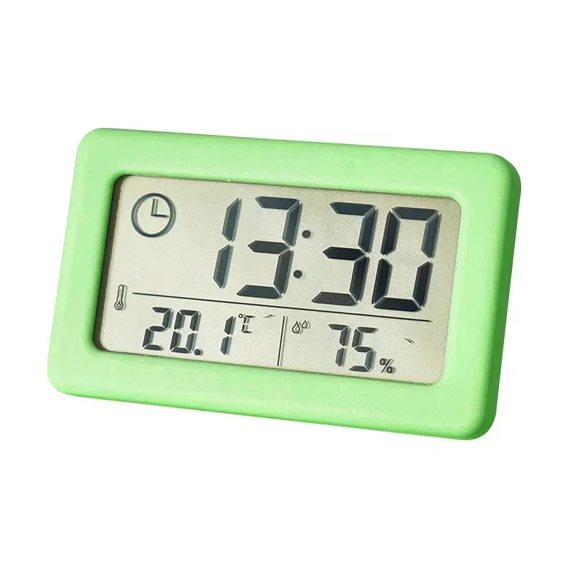Digital Alarm Clock with Hygrometer – LED Temp & Humidity Alarm Clock Hygrometer Peaceful Pleasures Health and Wellness Green