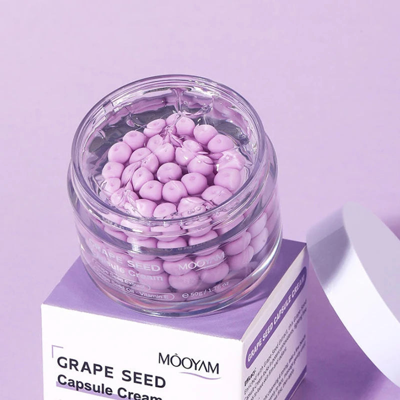 Centella Asiatica Capsule Cream | Hyaluronic Acid & Grape Seed