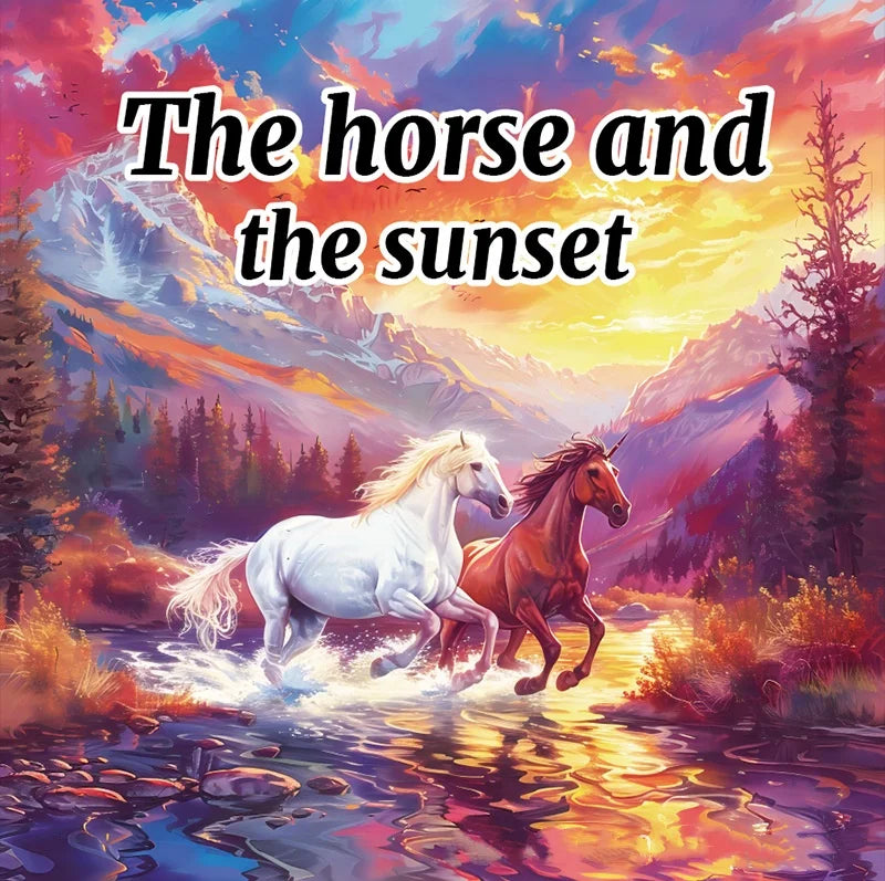 Bview Art Magical World Horses Coloring Book Graffiti Painting