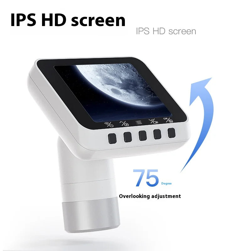 2.8-Inch Screen Electron Microscope 1000X Digital Microscope Industrial Maintenance Desktop Microscope Peaceful Pleasures Health and Wellness
