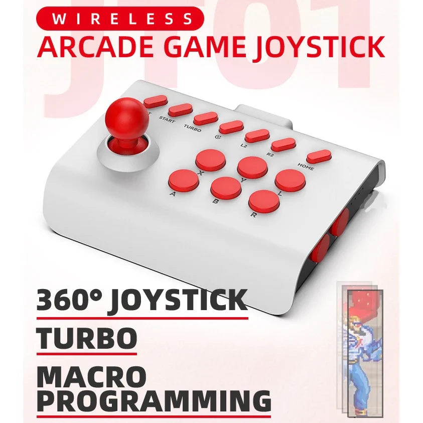 AyeBeau Arcade Bluetooth Gamepad – Switch PS4 PS3 PC iOS Android