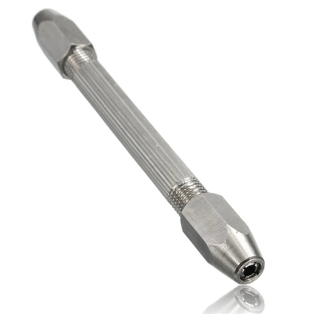 Drill Bit Clamp Watchmaker Pin Vice Home Carving Repair Tool Double