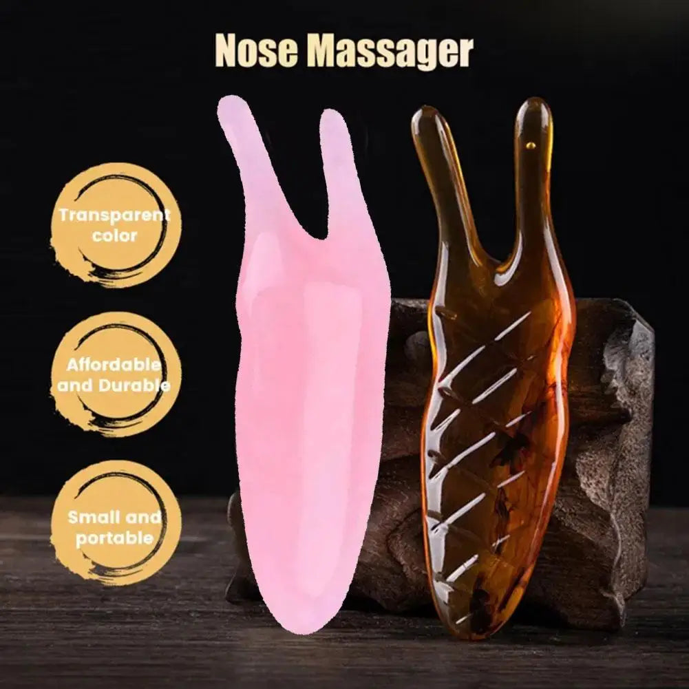 Eelhoe Y-Shape Resin Gua Sha Face Lifting Massager – Facial Scraping Tool for Nose, Face & Body Massage Peaceful Pleasures Health and Wellness