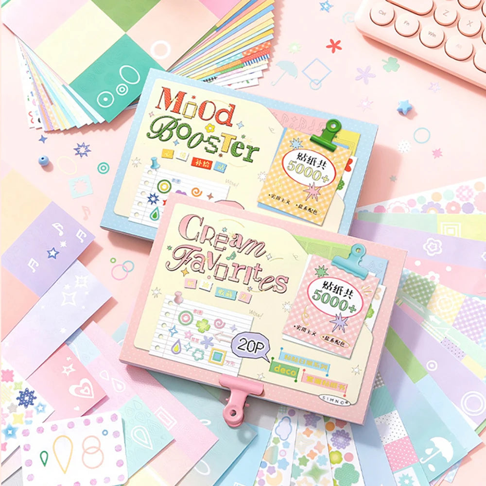 Daily Series Sticker Book Beauty Cutting Film Yanbian Hand Account