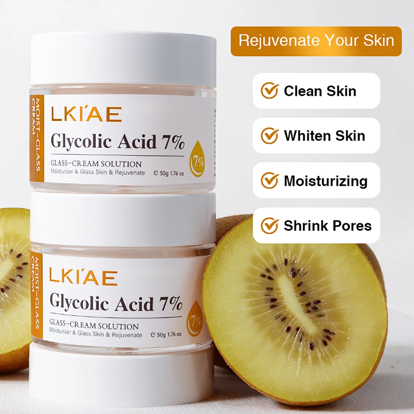 AILKE Brightening Face Cream | Glycolic Acid & Hyaluronic Acid