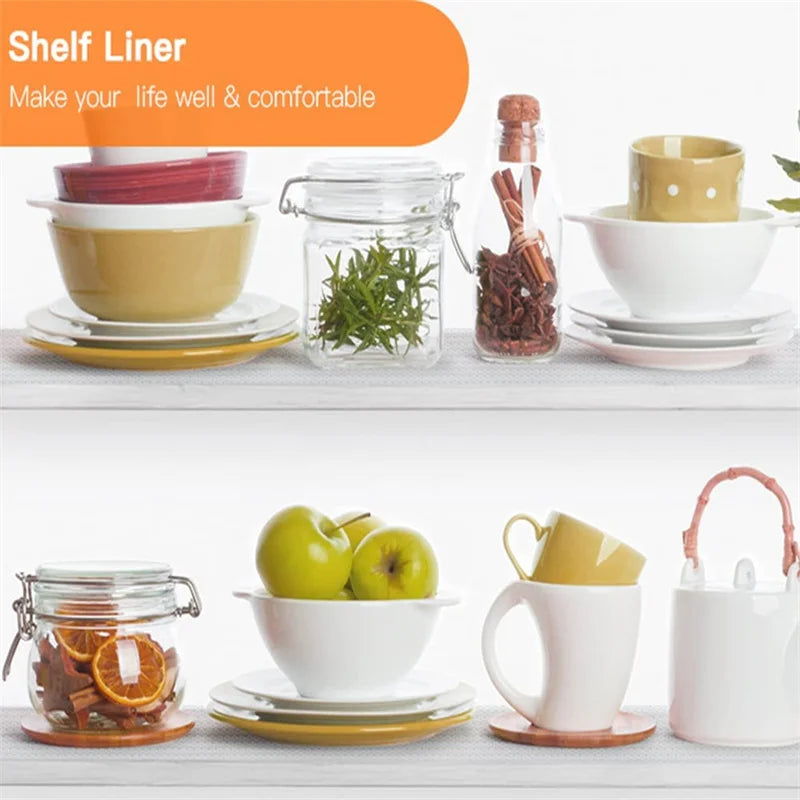 Reusable Non-Slip EVA Drawer Liners – Shelf & Cabinet Mats