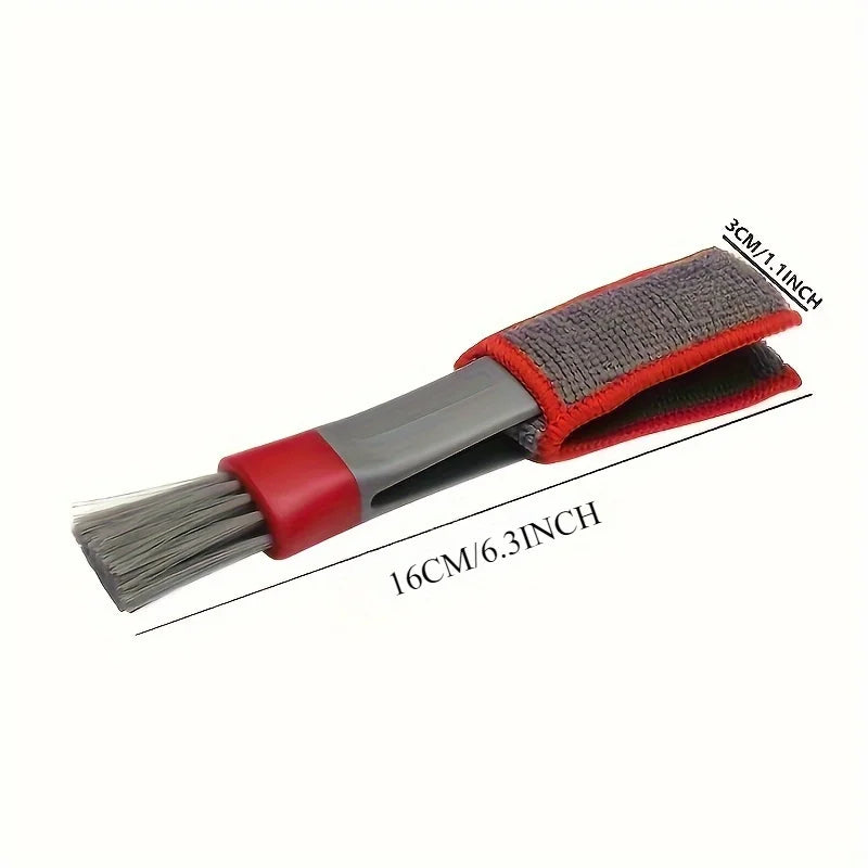 Double-Head Car Air Vent Detail Cleaning Brush | Interior Duster