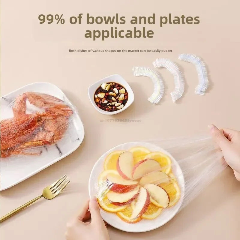 Reusable Elastic Food Covers for Bowls & Plates – 50–1000 Pack