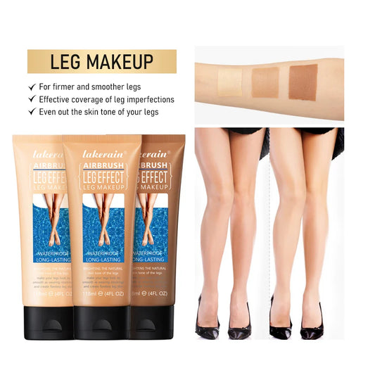 Lakerain Leg Makeup Body Foundation | Waterproof Bronze Cream Body Foundation Cream Oasis Select
