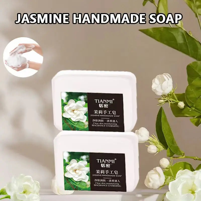 Jasmine Handmade Soap 2-Pack – Moisturizing Cleansing Bar