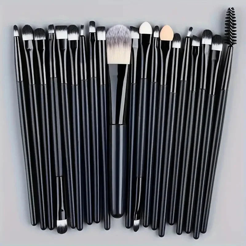 RUNTOIN 20Pcs Eye Makeup Brush Set – Ultra Soft Eyeshadow